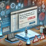 Power Automate Get First Free Row/Column Error: How to Fix It